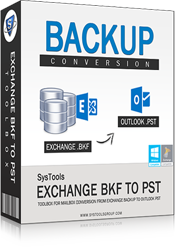 exchange bkf to pst software
